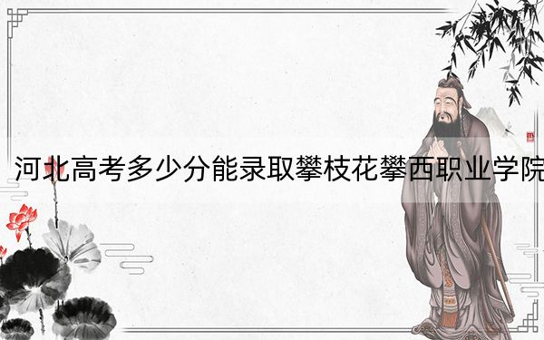 河北高考多少分能录取攀枝花攀西职业学院？附2022-2024年最低录取分数线