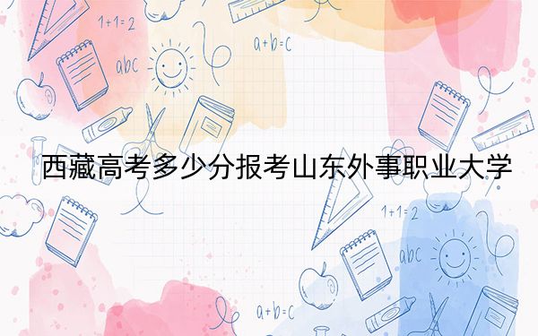 西藏高考多少分报考山东外事职业大学？附2022-2024年最低录取分数线