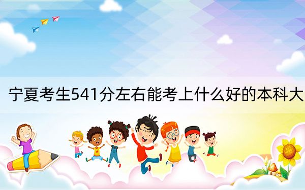 宁夏考生541分左右能考上什么好的本科大学？ 2024年一共录取8所大学