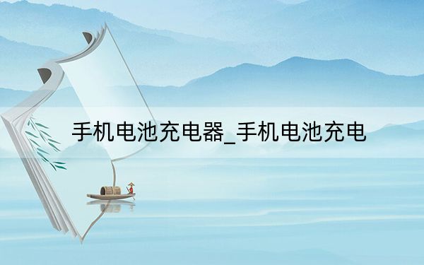 手机电池充电器_手机电池充电