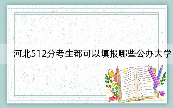 河北512分考生都可以填报哪些公办大学？（供2025届考生填报志愿参考）