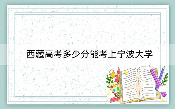 西藏高考多少分能考上宁波大学？2024年投档线分