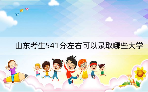 山东考生541分左右可以录取哪些大学？（供2025年考生参考）