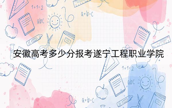 安徽高考多少分报考遂宁工程职业学院？附2022-2024年最低录取分数线