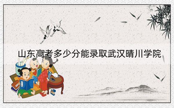 山东高考多少分能录取武汉晴川学院？附2022-2024年最低录取分数线
