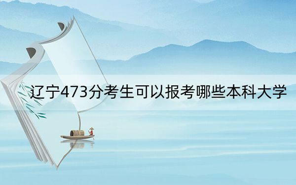 辽宁473分考生可以报考哪些本科大学？ 2024年一共录取27所大学