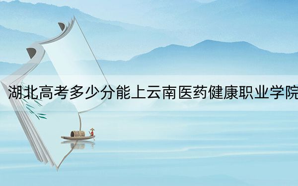 湖北高考多少分能上云南医药健康职业学院？2024年历史类最低304分 物理类338分