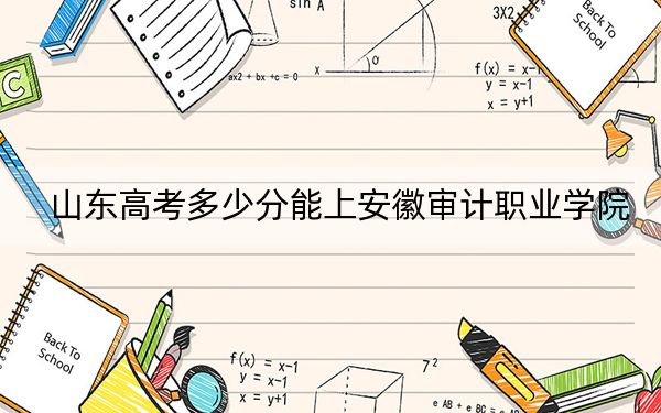 山东高考多少分能上安徽审计职业学院？2024年最低录取分数线457分