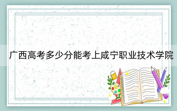 广西高考多少分能考上咸宁职业技术学院？附2022-2024年最低录取分数线