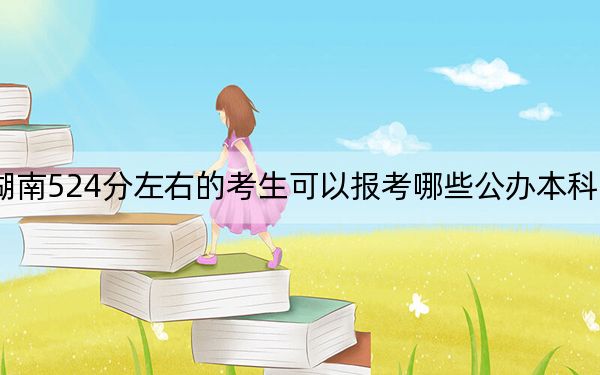 湖南524分左右的考生可以报考哪些公办本科大学？（附带2022-2024年524录取名单）
