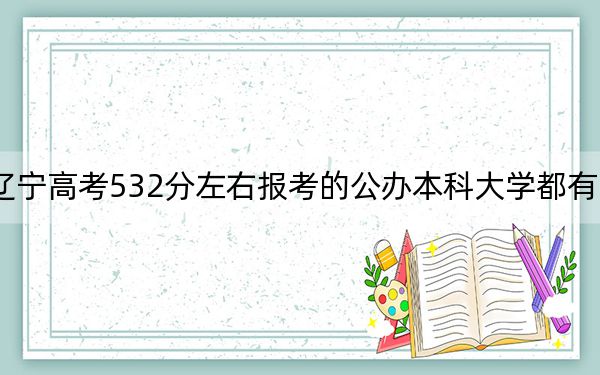 辽宁高考532分左右报考的公办本科大学都有哪些?(供2025届高三考生参考)