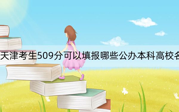 天津考生509分可以填报哪些公办本科高校名单？（附带近三年高考大学录取名单）
