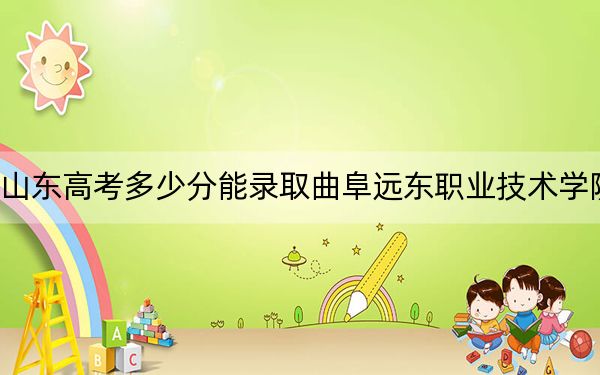 山东高考多少分能录取曲阜远东职业技术学院？2024年综合265分