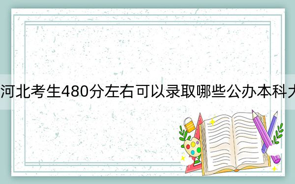 河北考生480分左右可以录取哪些公办本科大学？ 2024年高考有13所最低分在480左右的大学