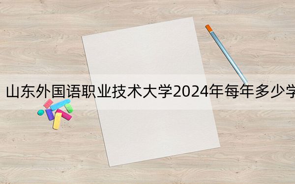 山东外国语职业技术大学2024年每年多少学费？每年13800元（供黑龙江考生参考）