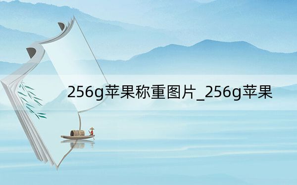 256g苹果称重图片_256g苹果