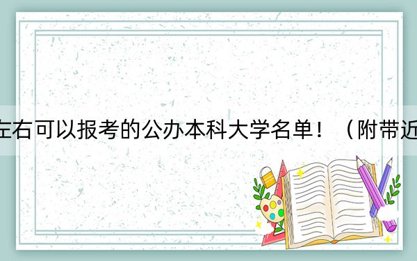 河南高考579分左右可以报考的公办本科大学名单！（附带近三年高校录取名单）