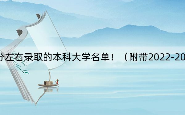 河南高考562分左右录取的本科大学名单！（附带2022-2024年562左右大学名单）