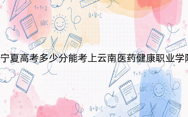 宁夏高考多少分能考上云南医药健康职业学院？2024年文科录取分353分 理科最低324分