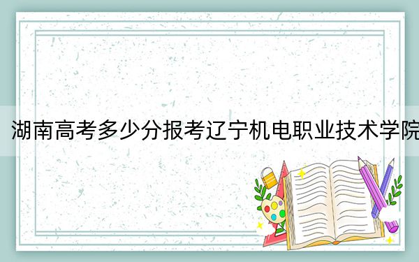 湖南高考多少分报考辽宁机电职业技术学院？附2022-2024年最低录取分数线